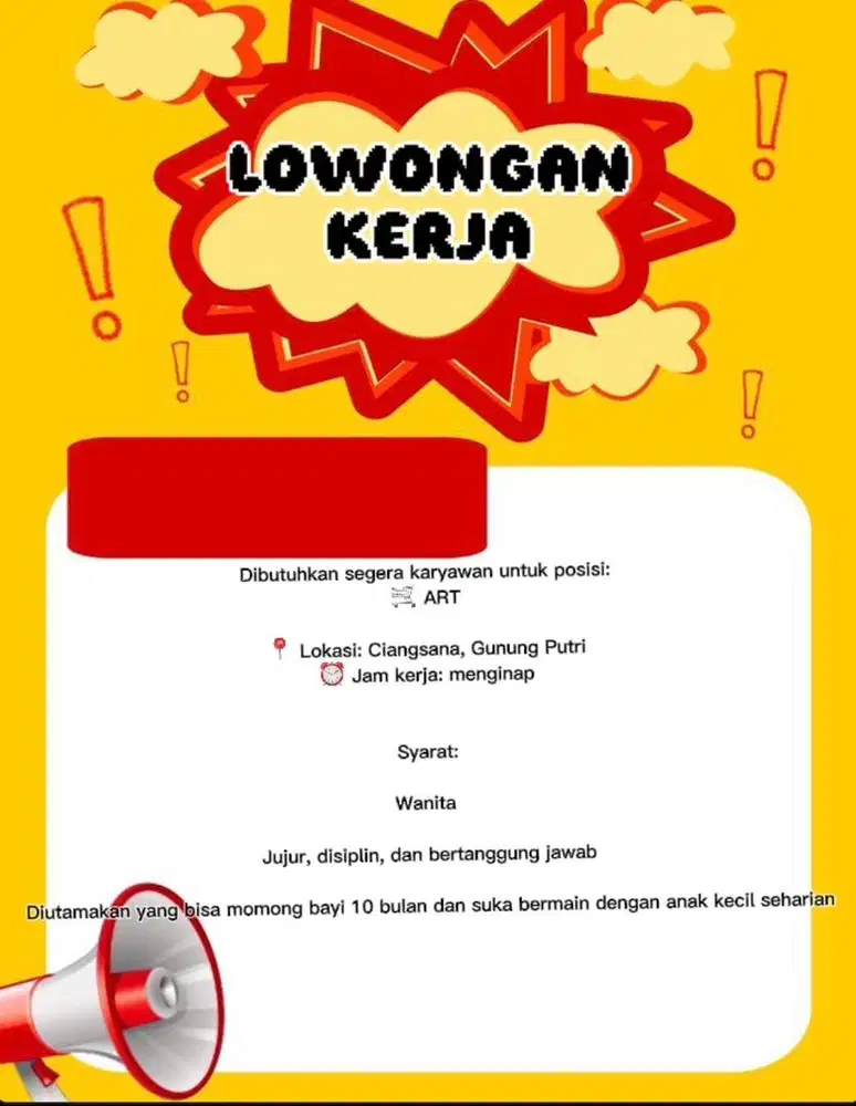 ART full menginap atau pp