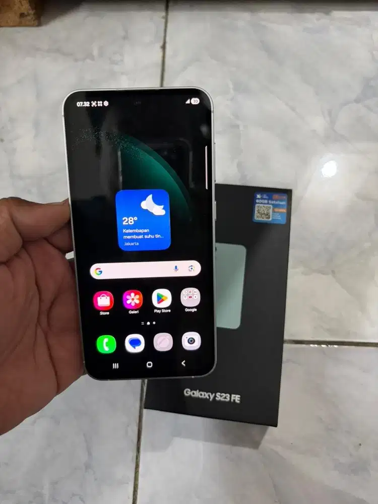 Samsung s23 fe 5G 8/256 lengkap