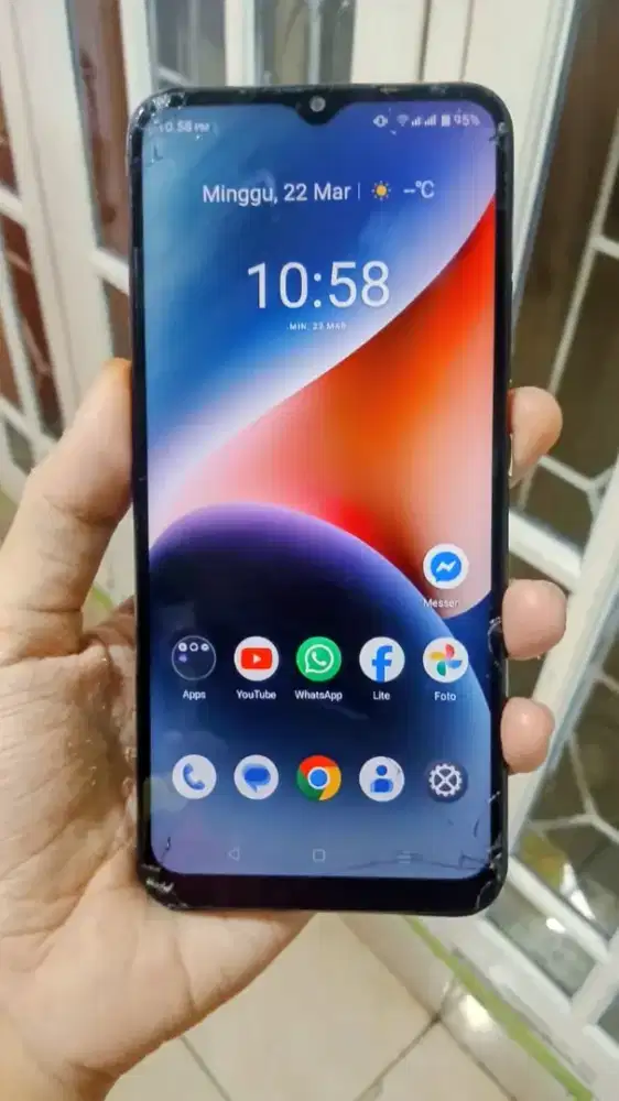 Relme c21y 4/64gb retak fungsi normal