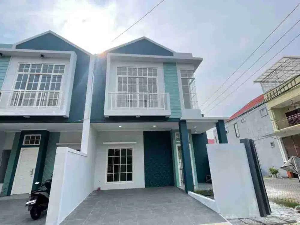 Dijual rumah Baru Gress hook lokasi Lebak indah regency model scandinavian