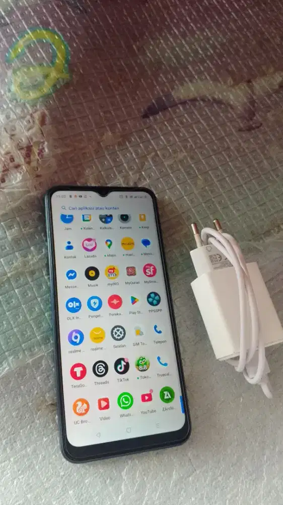 Jual  santai realme c33 ram 4+4/128 lengkap