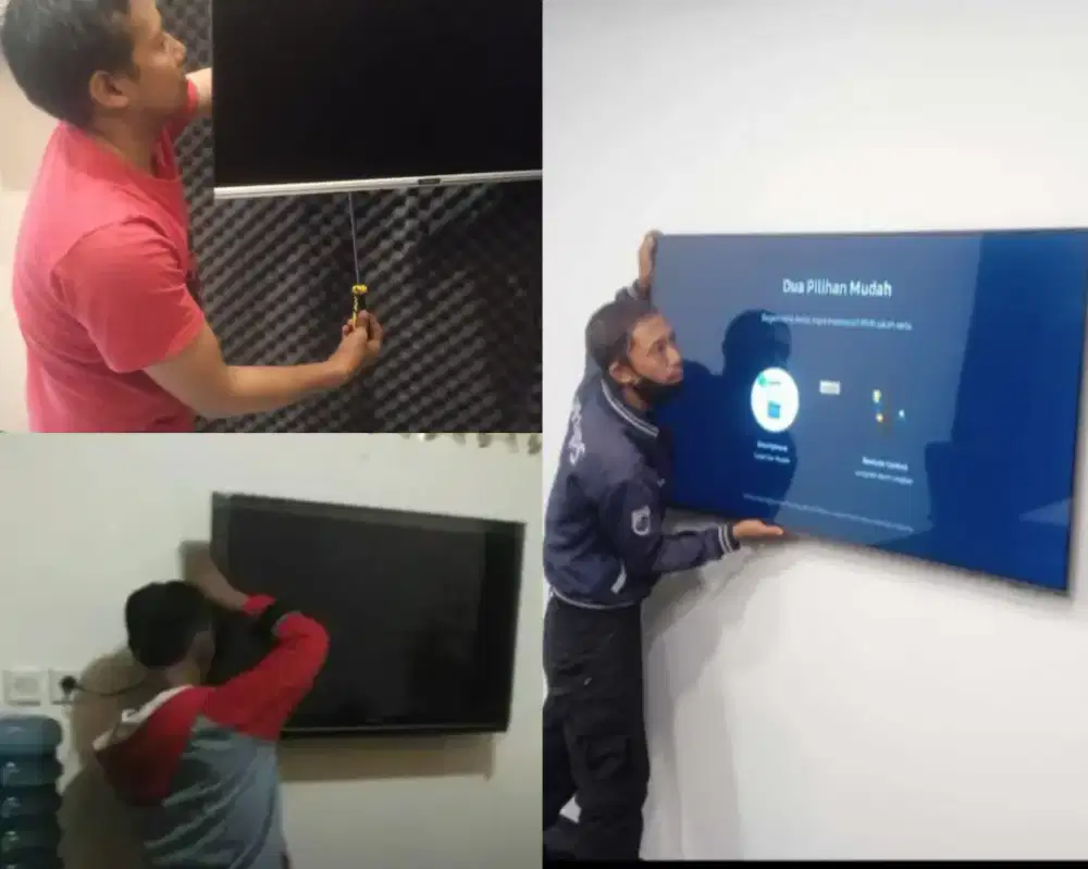 Braket +pasang atau jasa pasang terima rapih breket bracket led tv