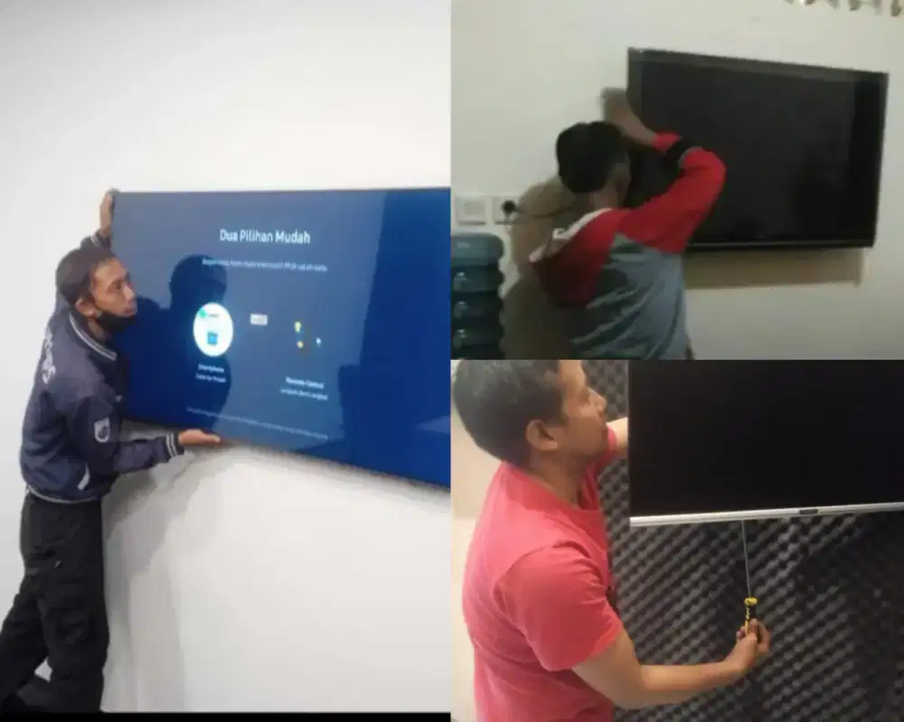 Braket +pasang atau jasa pasang terima rapih breket bracket led tv