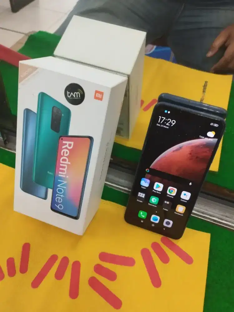 Redmi Note 9 Ram 4 /64 Gb semua normal mulus lengkap