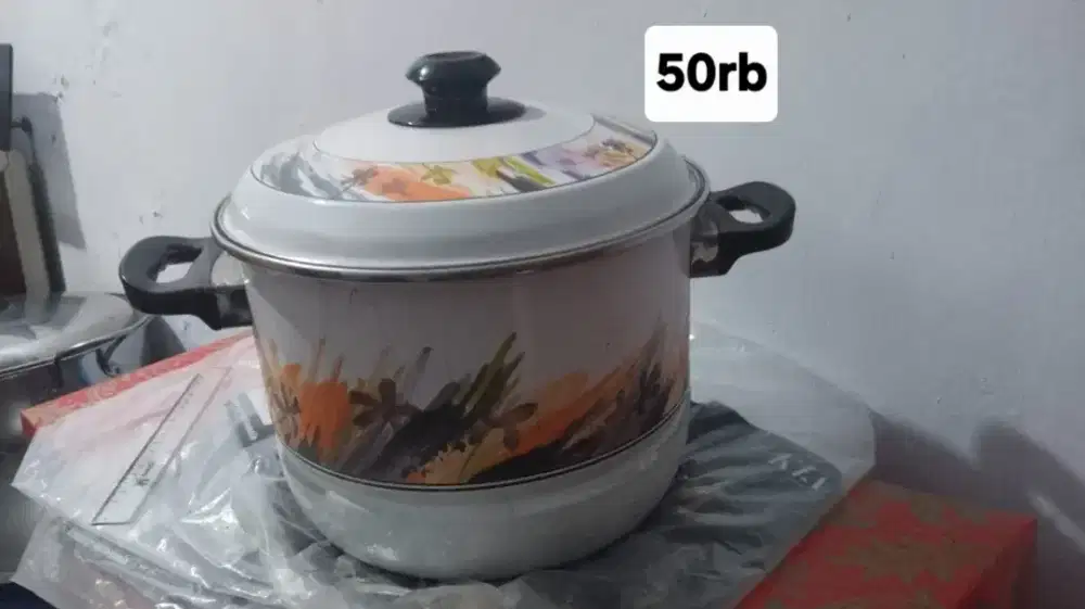 Panci bunga. Ukuran cek gambar