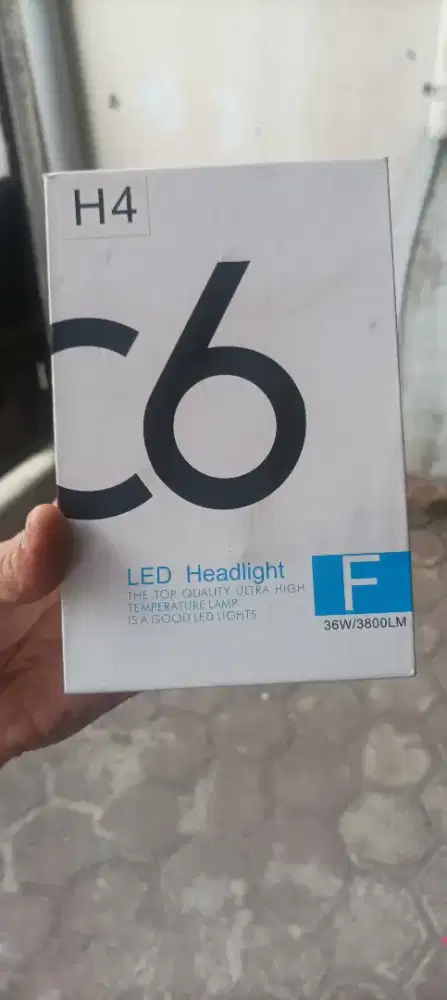 Head Lamp Mobil or Lampu LED C6 H4 2 pcs