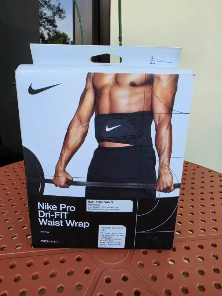 Dijual Murah Ikat Pinggang Unisex Nike Pro Dri-Fit Waist Wrap Baru