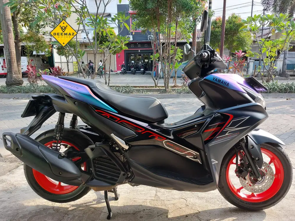 (DP 300 Rb)‼️ Aerox Cyber City Biru 2023 Cash, Kredit & Tukar Tambah