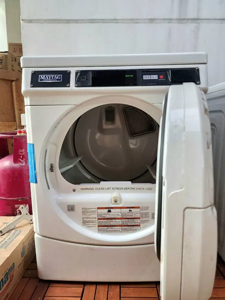 Mesin Pengering Baju Dryer MAYTAG MDG28PNCGW1 10,5 Kg Like New