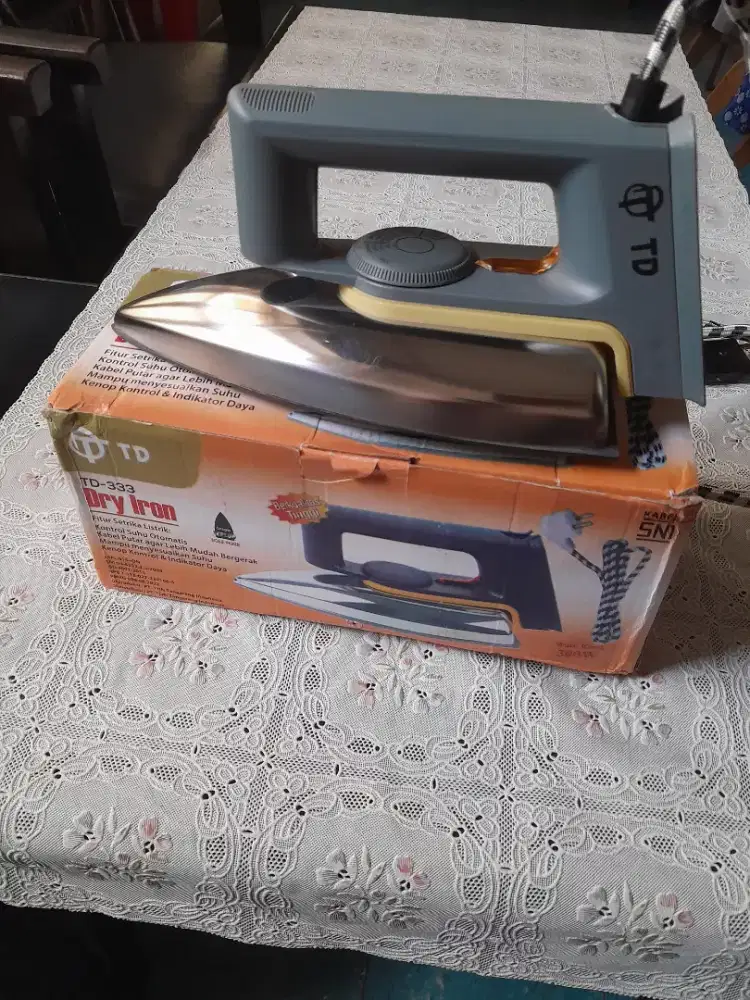 Setrika baru tipe td 333 Dry lron
