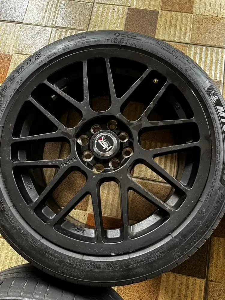 Velg HSR R17 bekas honda city hatcback