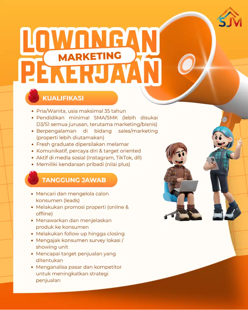 Dibutuhkan Marketing