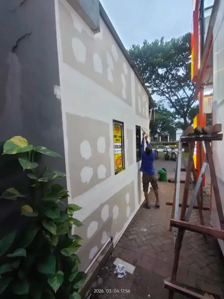 Penyeket ruangan outdoor dan indoor dari gypsum dan grc dekor rumah