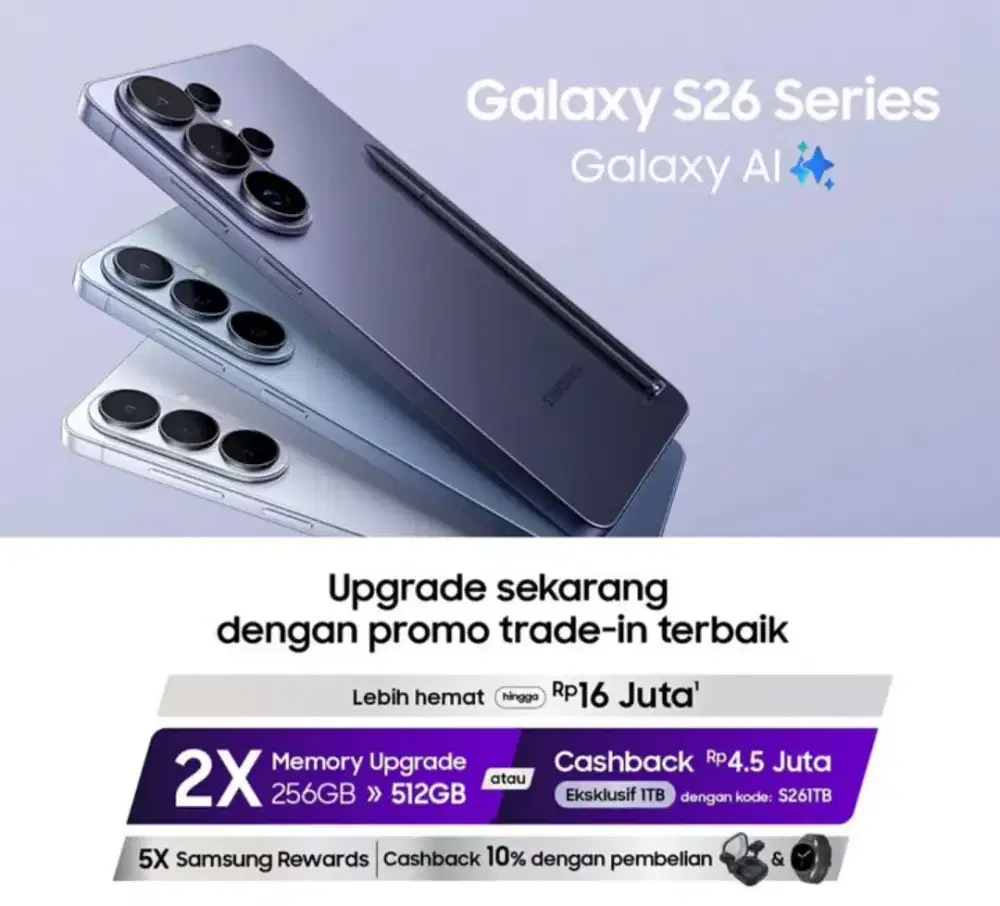 PROMO CICILAN SAMSUNG S26 SERIES