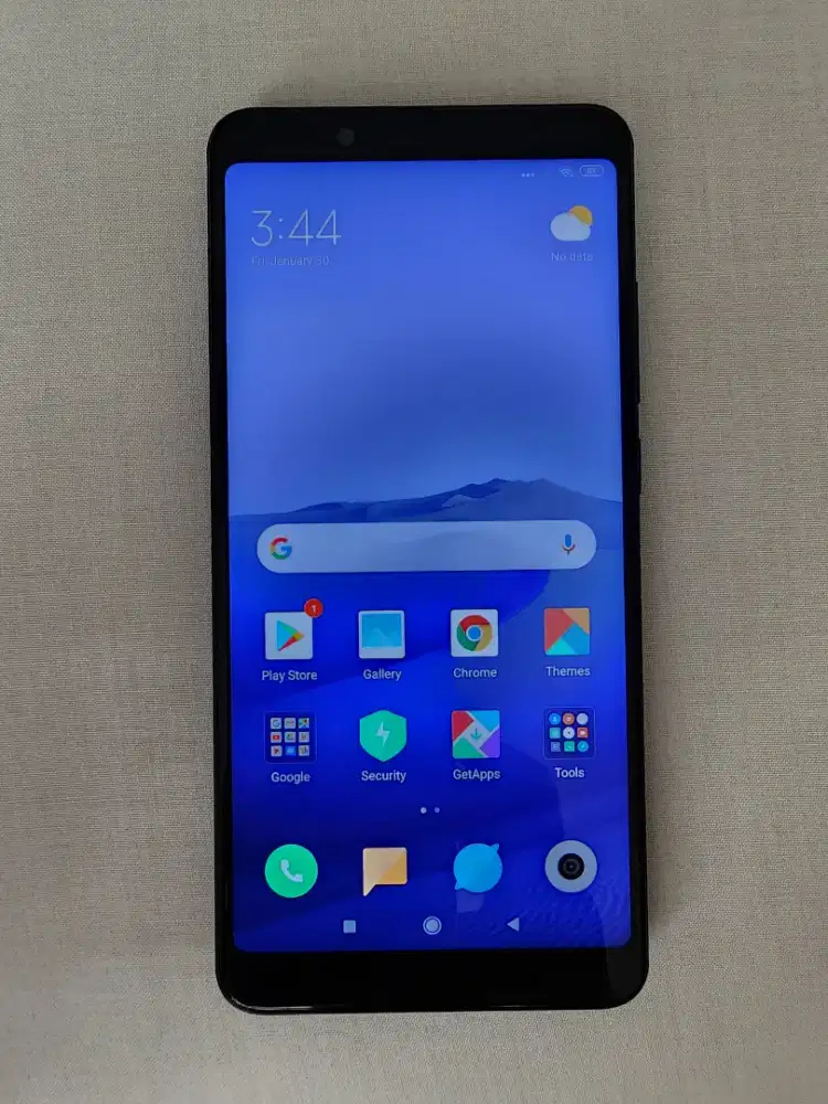 xiaomi note 5 fullset, black, 4/64, fungsi normal