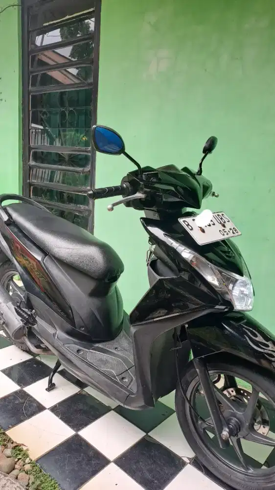 Beat FI Ex-ibu2 pjk ON full ORI ss lengkap B DKI mesin gres siap pakai