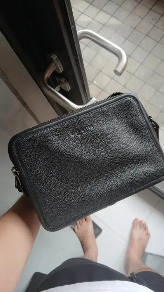 COACH CHARTER LEATHER CROSSBODY