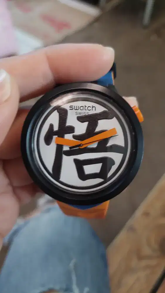 Bismilah, ane mau jual jam tangan Swatch Goku $dragon ball$
