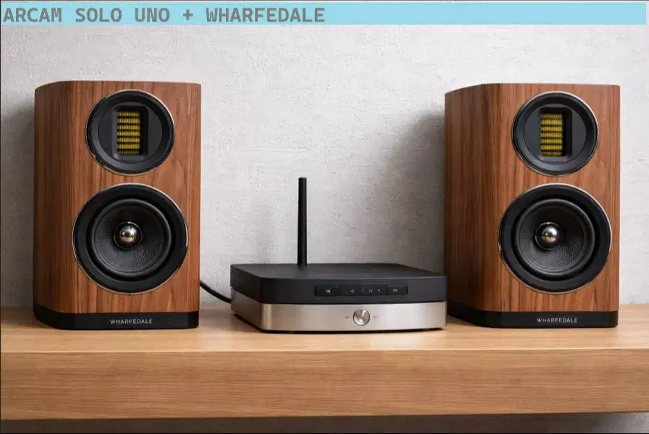 dijual Arcam Solo Uno with Wharfedale Evo 4.1 Speakers