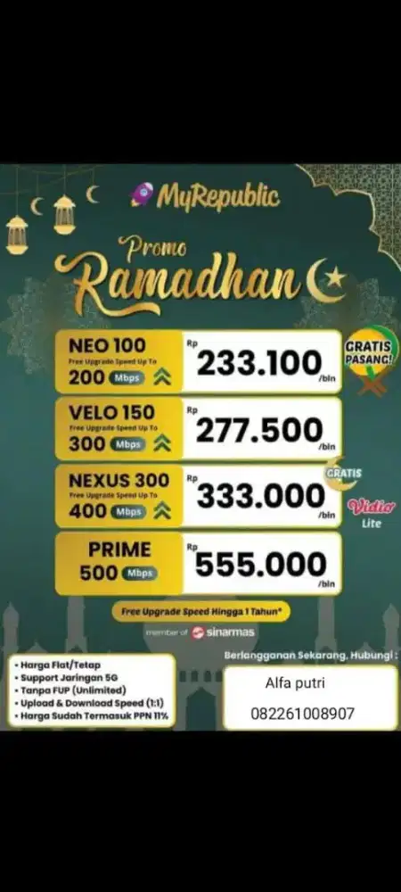 Pemasangan wifi gratis