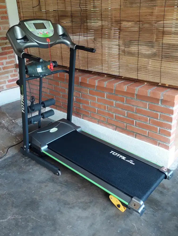 treadmill elektrik total fitnes tl 222c bisa tukar tambah sepeda