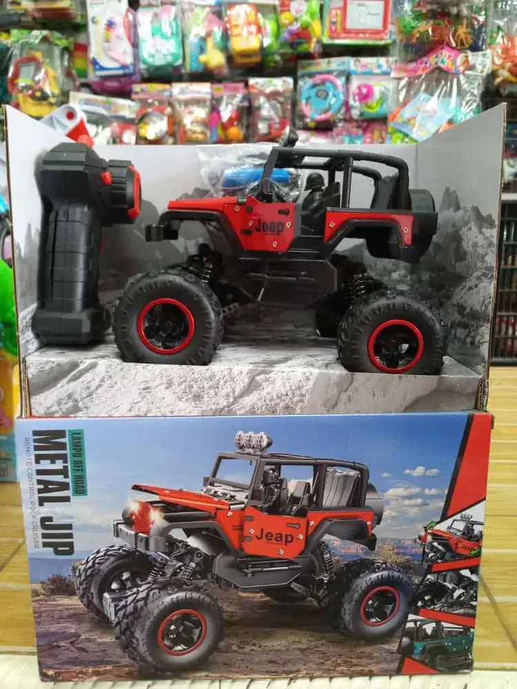 mainan anakk rc jeepp lampu