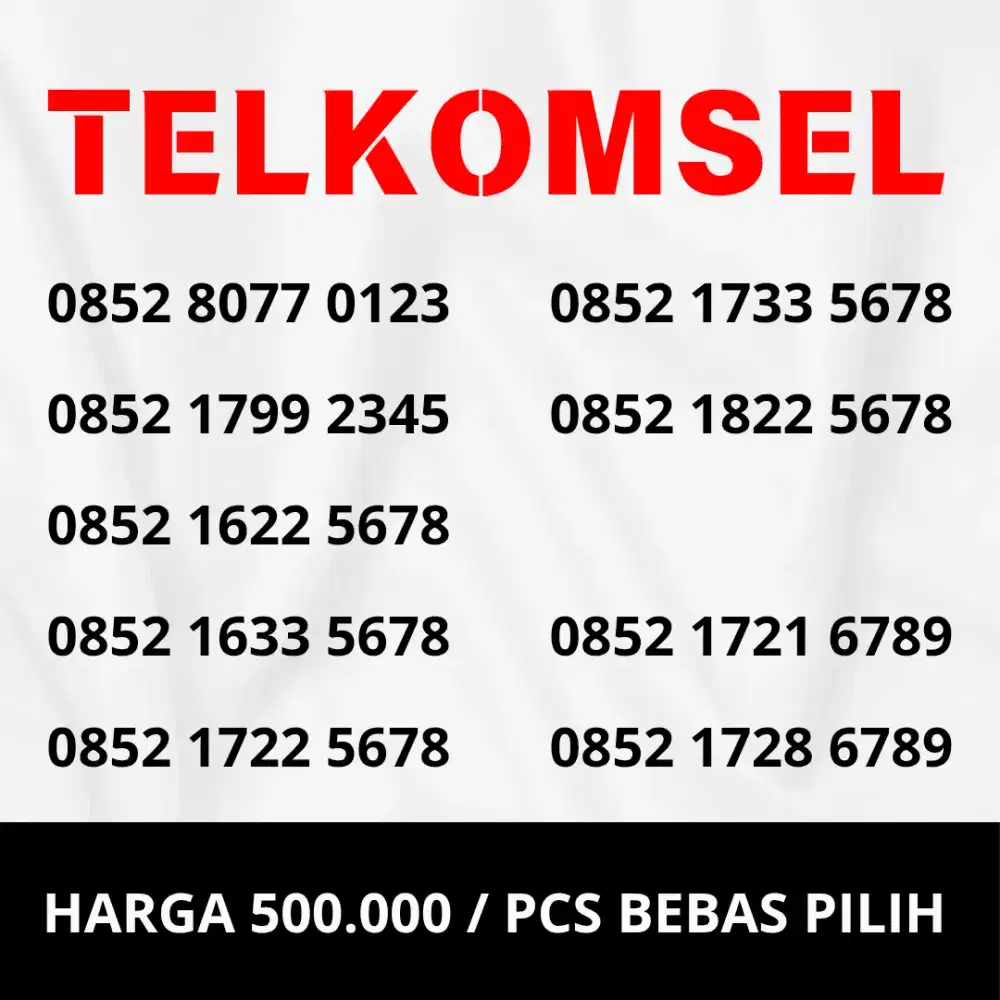 Nomor Cantik Telkomsel