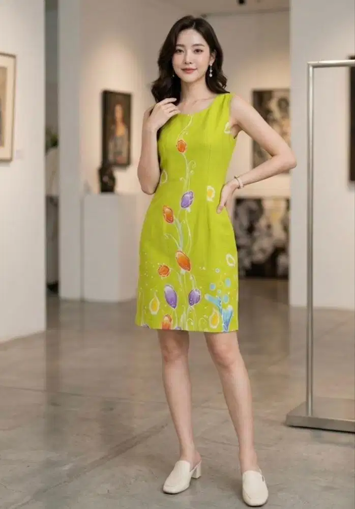 Preloved dress cerah