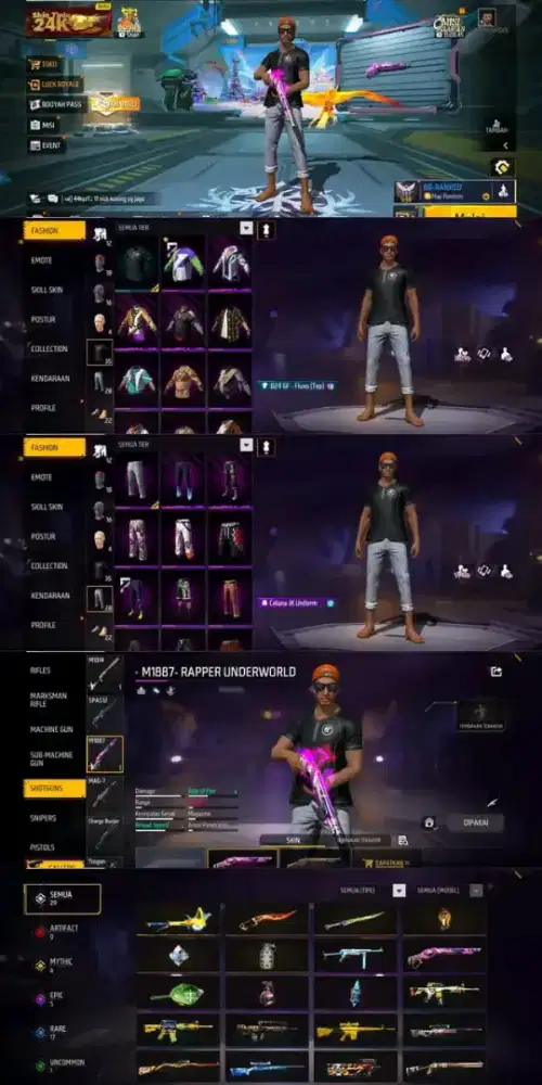 JUAL AKUN FF SPEK LIHAT DI FOTO