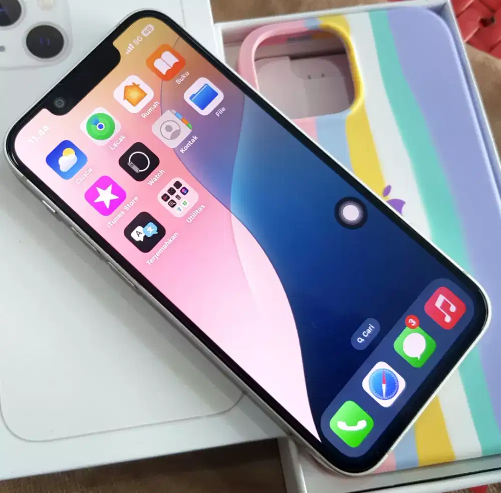 iPhone 13 Mini 256 inter alloperator mlus lengkap terawat