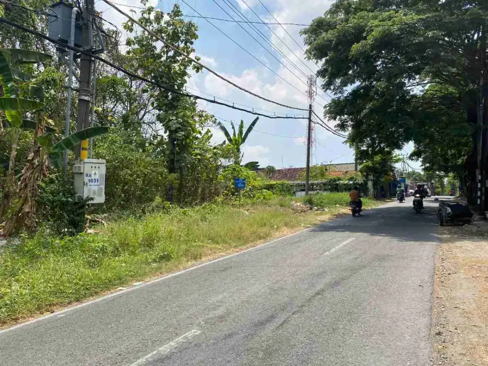 Tanah pinggir jalan bangkingan