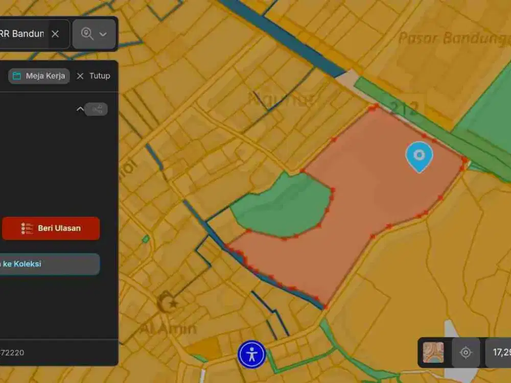 LAHAN SATU HEKTAR DEPAN PASAR BANDUNGAN KABUPATEN SEMARANG