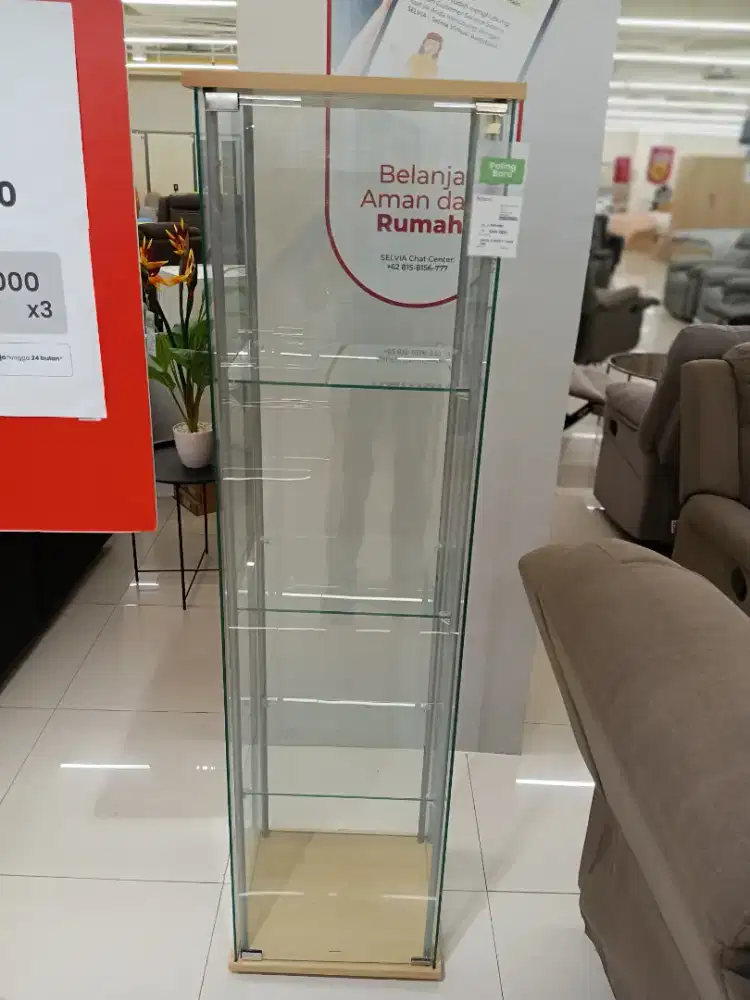 LEMARI PAJANGAN FULL KACA