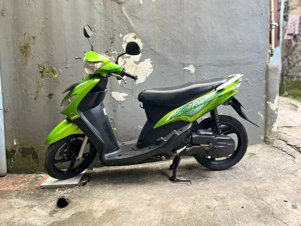 Yamaha Mio 2010 113cc Hijau Surat Lengkap Plat Tangerang