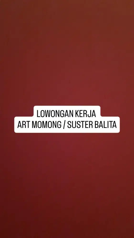 Art momong / baby sitter Pulang pergi