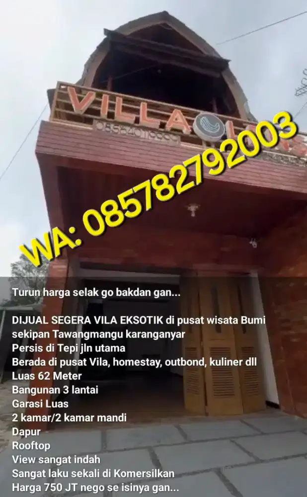 Villa Sekipan Tawangmangu