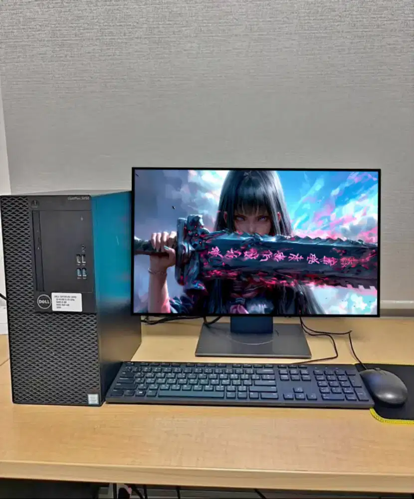 PC GAMING FULSET + LCD + RAM 8 GB + VGA 1 GB + HD 500 GB + GAMES APP