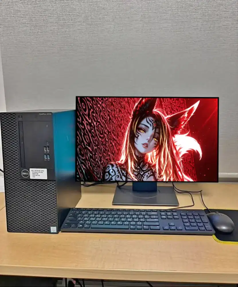 PC GAMING FULSET + LCD + RAM 8 GB + VGA 1 GB + HD 500 GB + GAMES APP