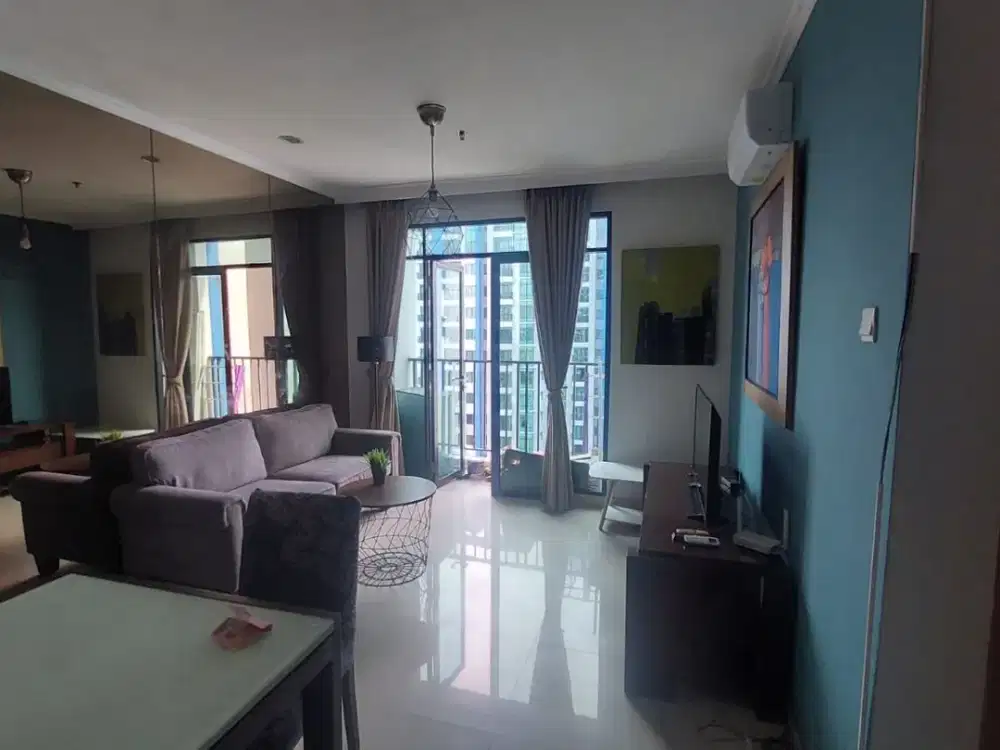 Disewa Apartemen Hampton Park Furnished 2BR Uk 58 m2 at Jakarta Selatan