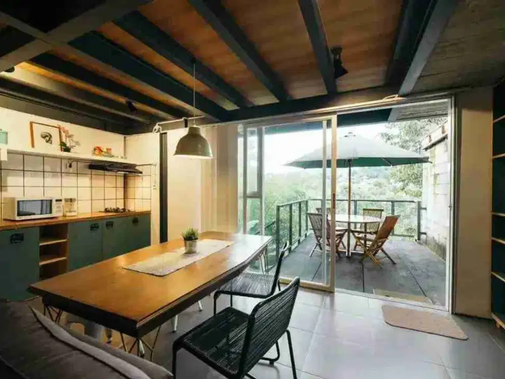 Rumah Scandinavian Lokasi Dago Lingkungan Nyaman Udara Sejuk Dekat Kota Bandung