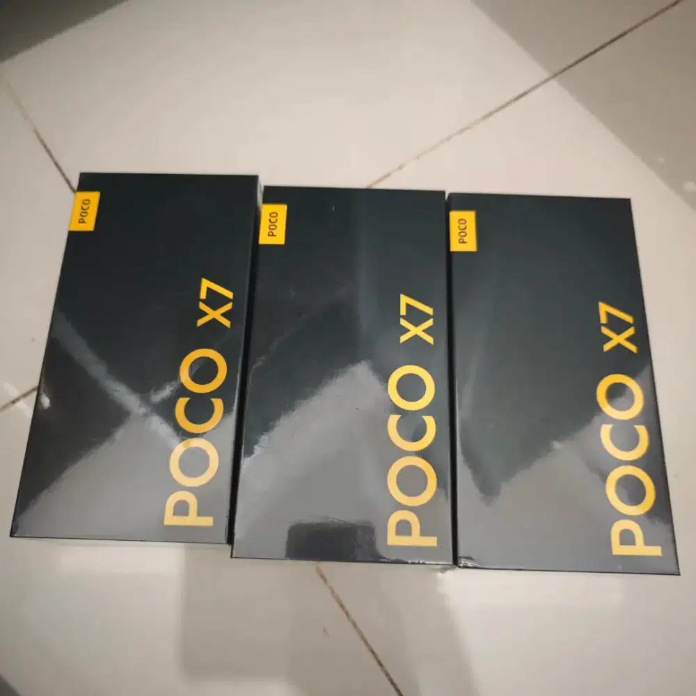 POCO X7 8/256 12/512 GARANSI RESMI XIAOMI 15 BULAN NO REPACK