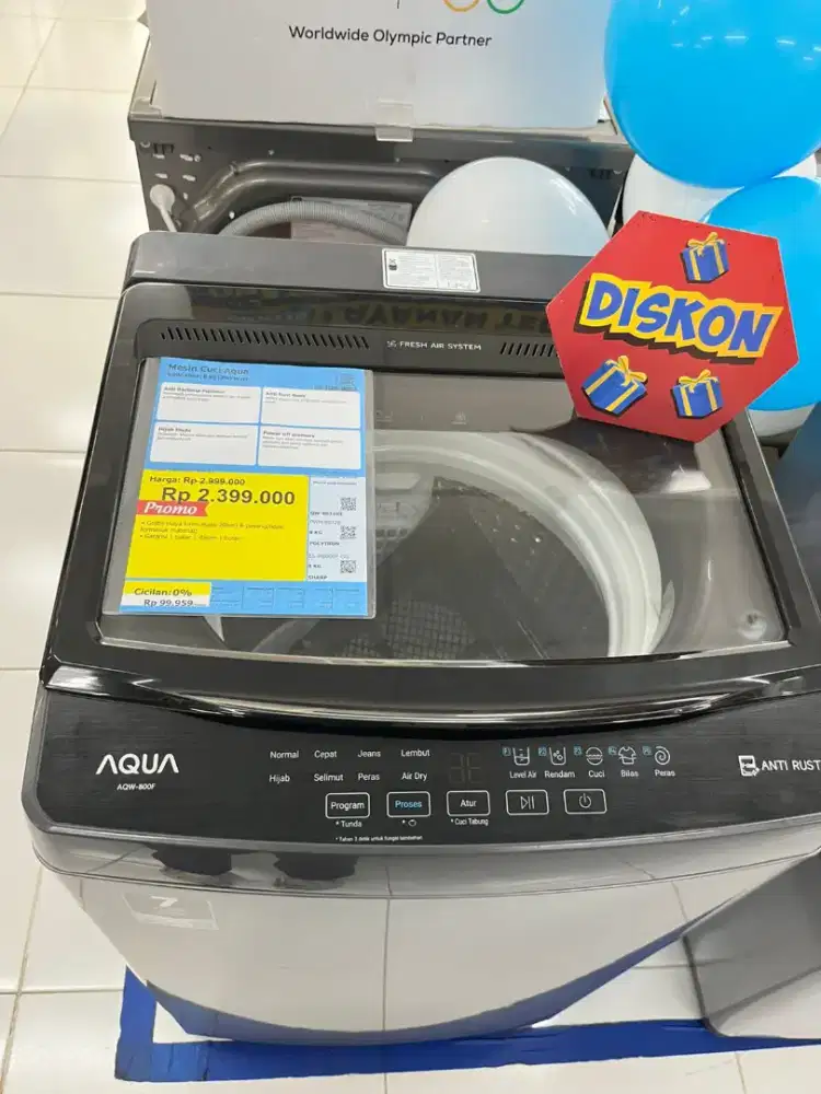 Mesin cuci Aqua 8KG
