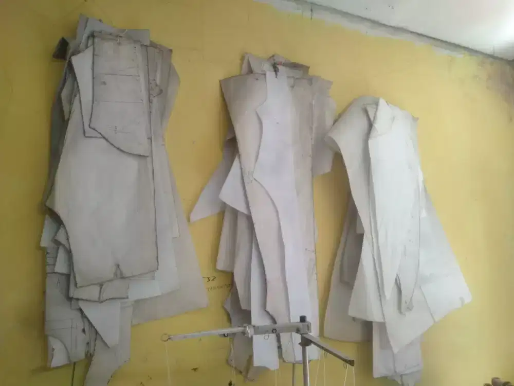 Terima makloon dari pola potong sampai vaking