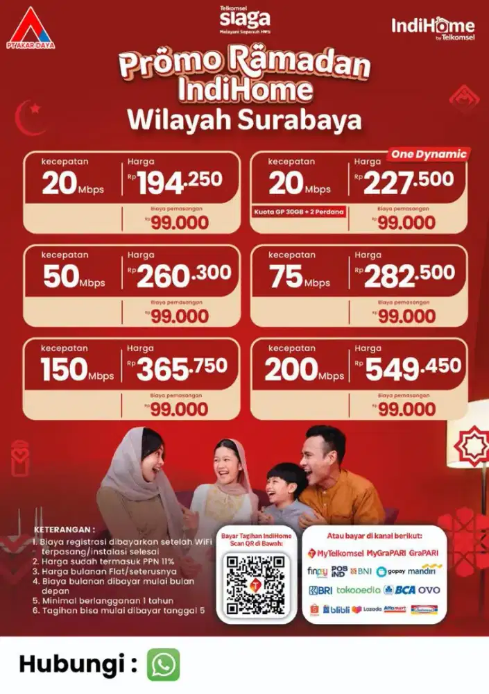 Wifi indihome murah