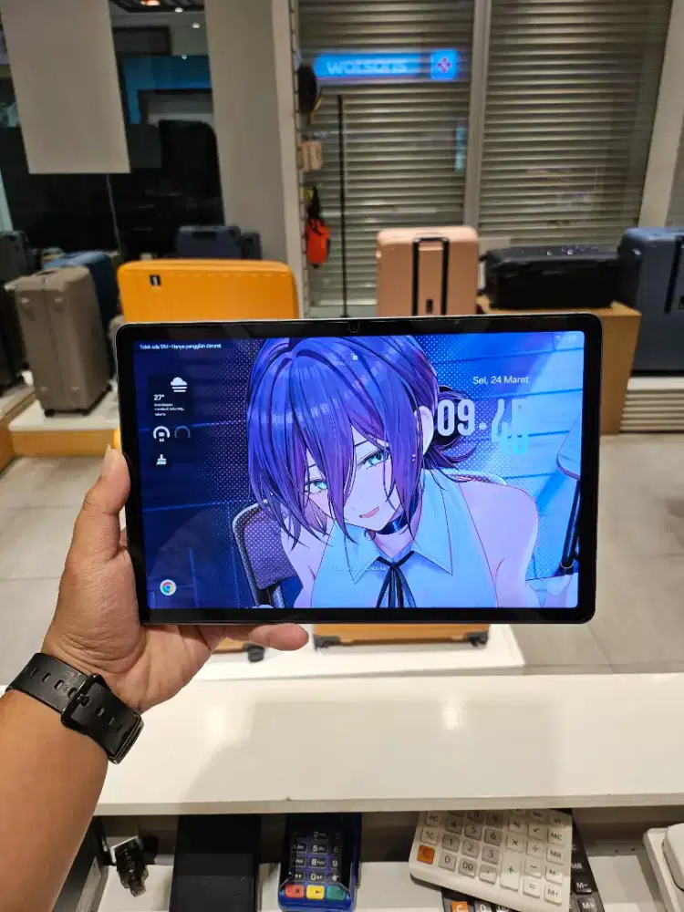 Samsung Tab S9 FE 5G Grey 128 GB Ex Sein Resmi Mulus