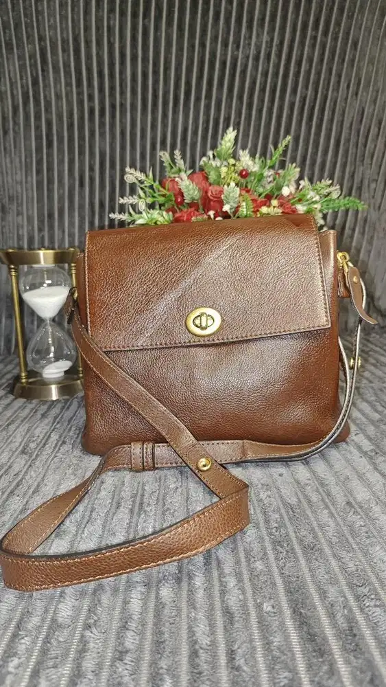 preloved tas kulit sapi asli