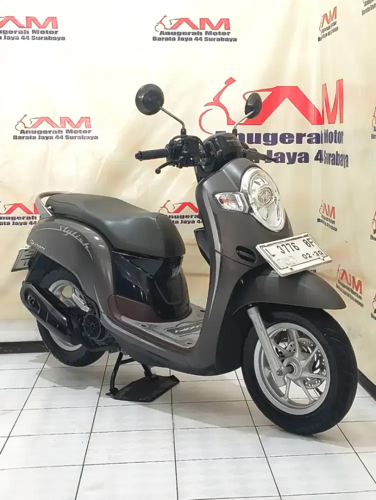 Siap pakai scoopy stylish Tahun 2020 Warna Abu abu