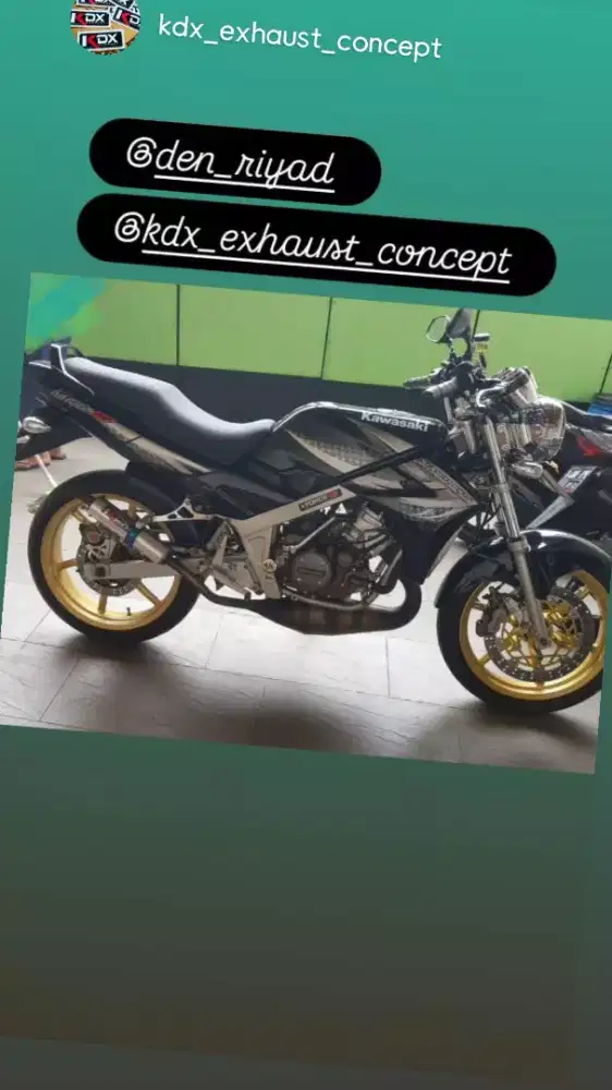 Dijual ninja ss tahun 2013 warna hitam kondisi istimewa