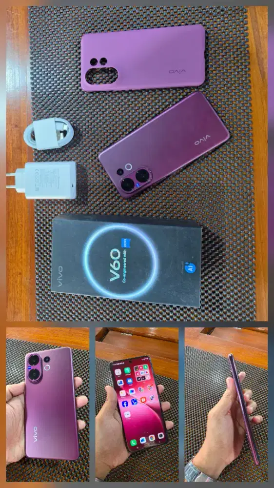 Vivo V60 12/256 fullset garansi resmi