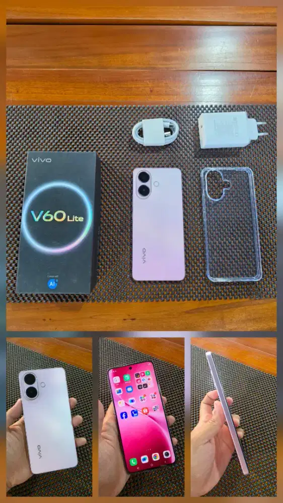 Vivo V60 lite 8/256 fullset bergaransi resmi